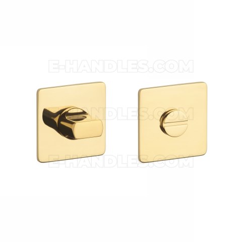 Rozeta KVADRAT 1712 ultra slim 3 mm PVD GOLD - złoty polerowany PVD WC 4x4 Rozeta KVADRAT 1712 ultra slim 3 mm PVD GOLD - złoty polerowany PVD WC 4x4