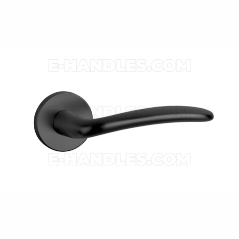 Klamka AMBROSIA Rozeta R slim 7 mm BK - czarny matowy Klamka AMBROSIA Rozeta R slim 7 mm BK - czarny matowy