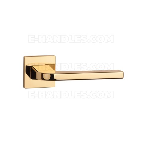 Klamka ISMENA Rozeta Q slim 7 mm LG PVD - złoty polerowany PVD Klamka ISMENA Rozeta Q slim 7 mm LG PVD - złoty polerowany PVD