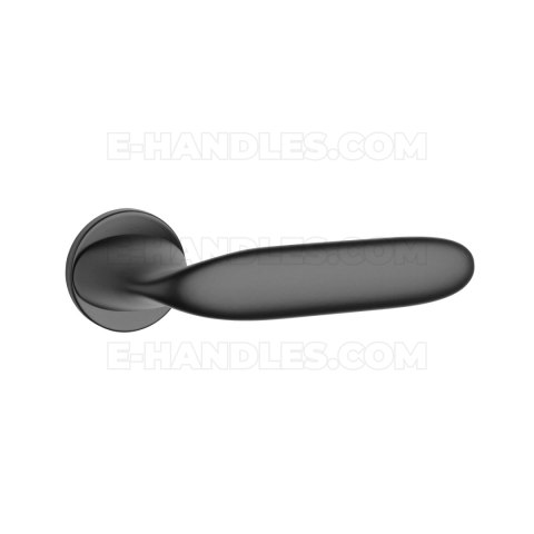 Klamka PEONIA Rozeta R slim 7 mm BK - czarny matowy Klamka PEONIA Rozeta R slim 7 mm BK - czarny matowy