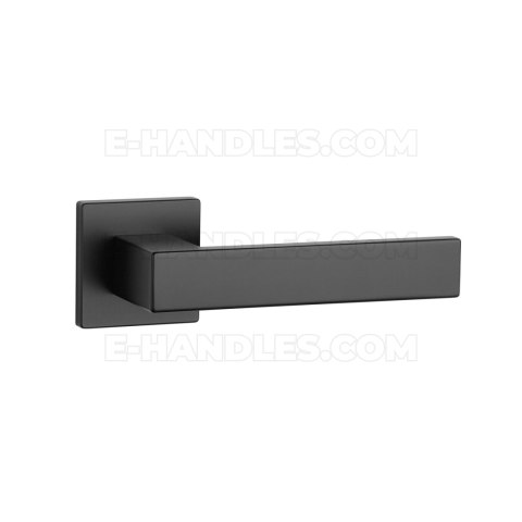 Klamka PINA Rozeta Q slim 7 mm BK - czarny matowy Klamka PINA Rozeta Q slim 7 mm BK - czarny matowy