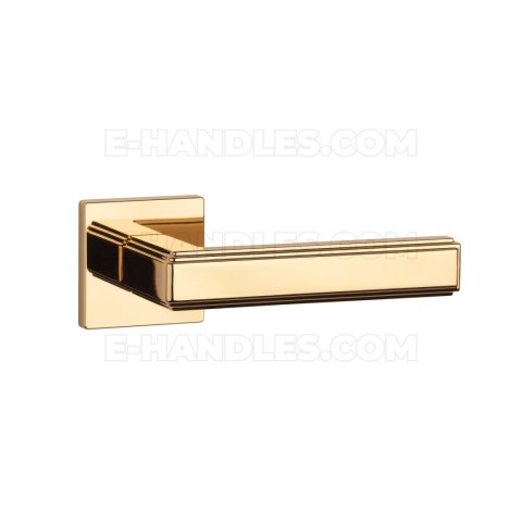 Klamka RAFLESIA Rozeta Q slim 7 mm LG - złoty polerowany Klamka RAFLESIA Rozeta Q slim 7 mm LG - złoty polerowany