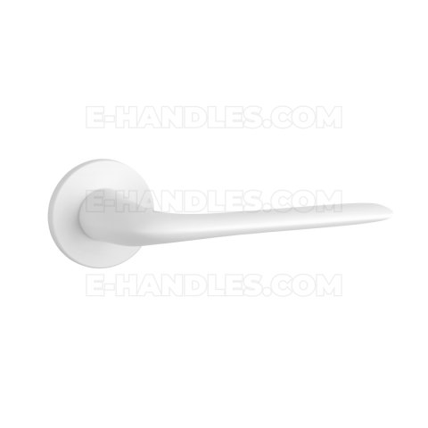Klamka VIOLA Rozeta R super slim 5 mm WH - biały matowy Klamka VIOLA Rozeta R super slim 5 mm WH - biały matowy