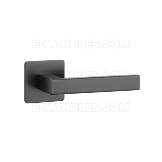 Klamka KVADRAT 1760 Rozeta ultra slim 3 mm F5 - czarny matowy