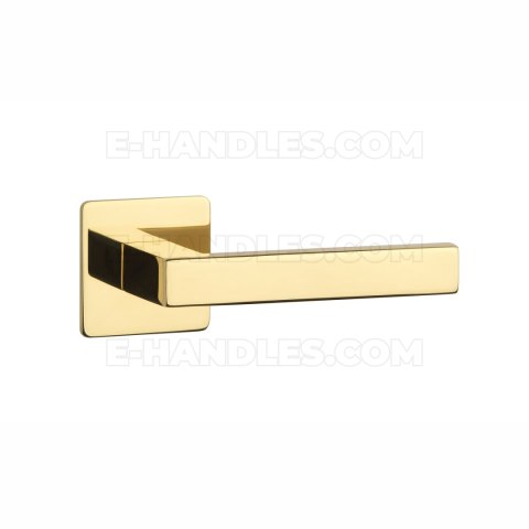 Klamka KVADRAT 1760 Rozeta ultra slim 3 mm PVD GOLD - złoty polerowany PVD Klamka KVADRAT 1760 Rozeta ultra slim 3 mm PVD GOLD - złoty polerowany PVD