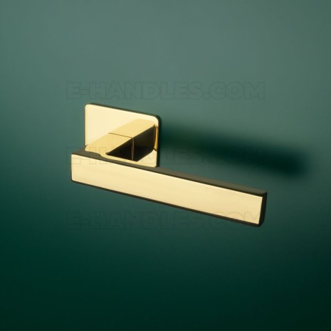 Klamka KVADRAT 1760 Rozeta ultra slim 3 mm PVD GOLD - złoty polerowany PVD Klamka KVADRAT 1760 Rozeta ultra slim 3 mm PVD GOLD - złoty polerowany PVD