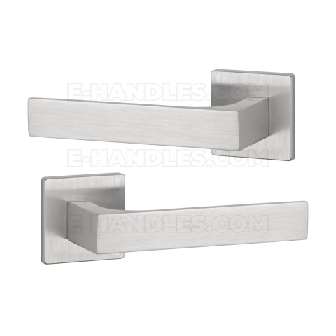 Klamka ALISSO Rozeta Q super slim 5 mm DSC - chrom szczotkowany Klamka ALISSO Rozeta Q super slim 5 mm DSC - chrom szczotkowany