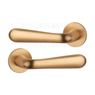 Klamka GARDENIA Rozeta R super slim 5 mm KG - złoty matowy