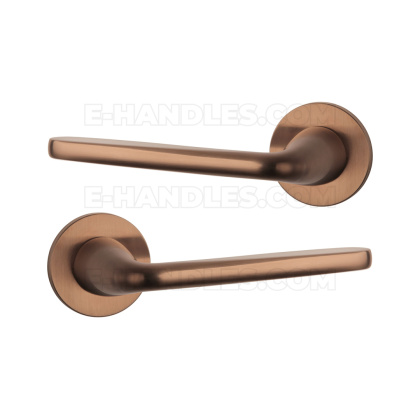 Klamka HIACYNTA Rozeta R super slim 5 mm PN PVD- miedziany PVD