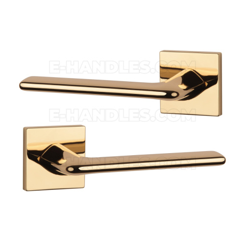 Klamka LILA Rozeta Q slim 7 mm LG - złoty polerowany Klamka LILA Rozeta Q slim 7 mm LG - złoty polerowany