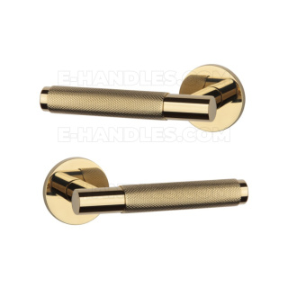 Klamka MOLINIA Rozeta R slim 7 mm GOLD PVD - złoty polerowany PVD