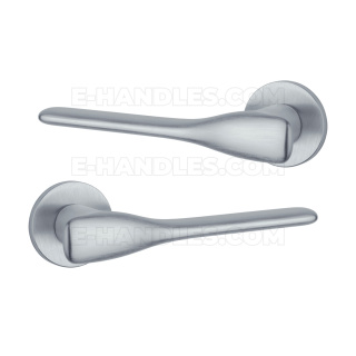 Klamka ORCHIDE Rozeta R slim 7 mm SC - chrom satynowy