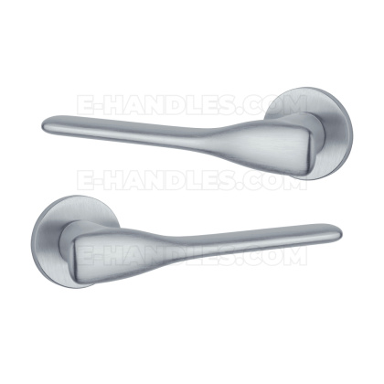 Klamka ORCHIDE Rozeta R slim 7 mm SC - chrom satynowy