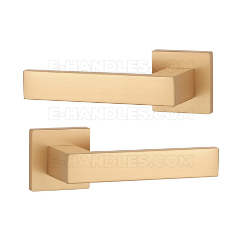 Klamka PINA Rozeta Q slim 7 mm KG - złoty matowy Klamka PINA Rozeta Q slim 7 mm KG - złoty matowy
