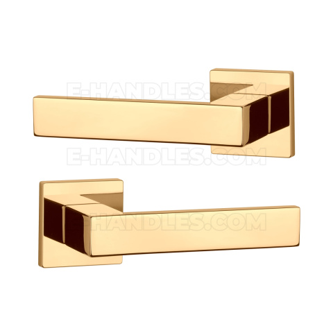 Klamka PINA Rozeta Q slim 7 mm LG - złoty polerowany Klamka PINA Rozeta Q slim 7 mm LG - złoty polerowany
