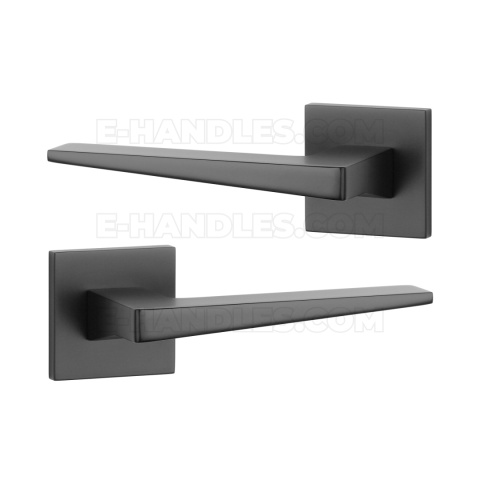 Klamka EDA Rozeta Q slim 7 mm BLACK - czarny matowy Klamka EDA Rozeta Q slim 7 mm BLACK - czarny matowy