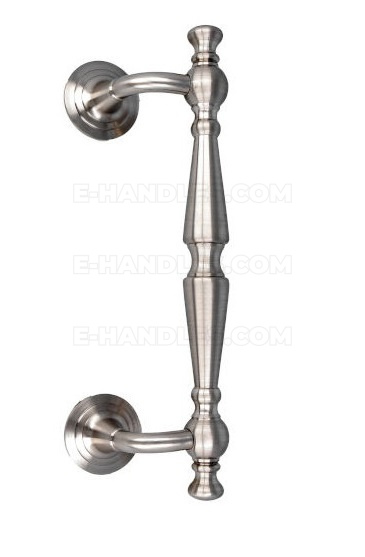 Pochwyt drzwiowy odchylony Amig 11, długość 250mm - mosiężny chrom matowy Pochwyt drzwiowy odchylony Amig 11, długość 250mm - mosiężny chrom matowy