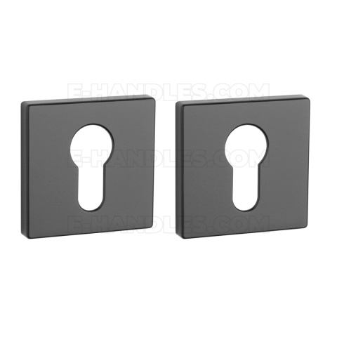 Rozeta Q slim 7 mm BK - czarny matowy PZ Rozeta Q slim 7 mm BK - czarny matowy PZ