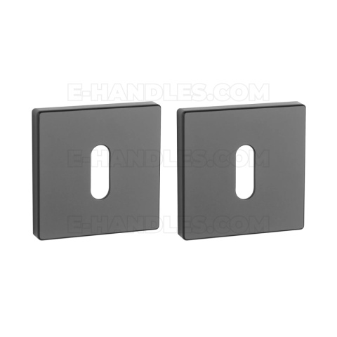 Rozeta Q slim 7 mm BLACK - czarny matowy OB Rozeta Q slim 7 mm BLACK - czarny matowy OB