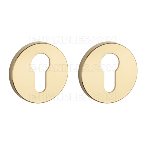 Rozeta R slim 7 mm LG - złoty polerowany PZ Rozeta R slim 7 mm LG - złoty polerowany PZ