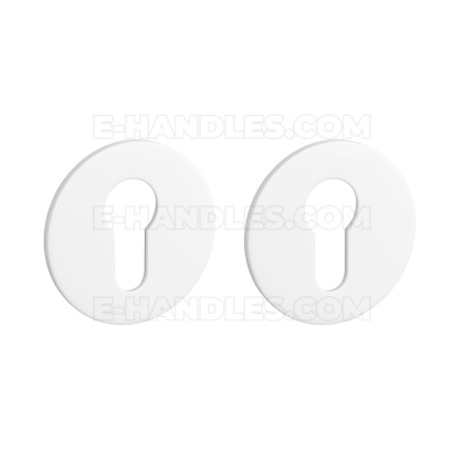Rozeta OVAL 1711 ultra slim 3 mm WH - biały matowy PZ