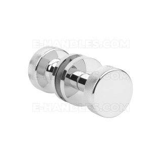 Gałka stało/ruchoma, dwustronna TUJA R slim 7 mm CP - chrom polerowany