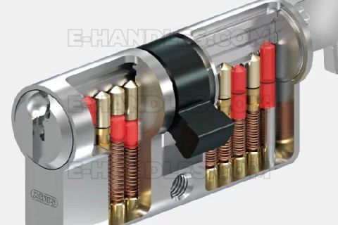 ABUS X12R, 85 (40x45) klucz-klucz, wkładka drzwiowa