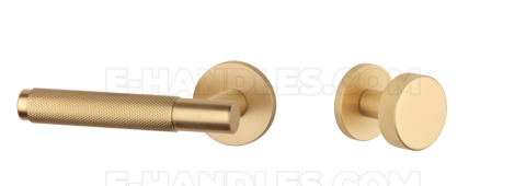 Gałko-klamka TUMO Lewa SLIM 7MM ruchomo-ruchoma, złoty matowy Gałko-klamka TUMO Lewa SLIM 7MM ruchomo-ruchoma, złoty matowy