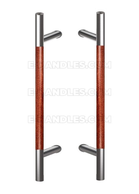 Pochwyt Stal 316 P45D, Ø30, 1600mm długość - dwustronny szlifowany, palisander Pochwyt Stal 316 P45D, Ø30, 1600mm długość - dwustronny szlifowany, palisander