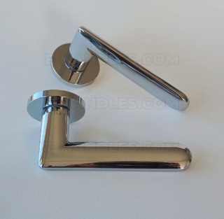 Klamka AVA Rozeta R slim 7 mm CP - chrom polerowany