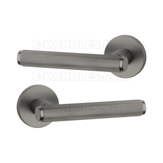 Klamka KERRIA Rozeta R slim 7 mm GYM - grafit