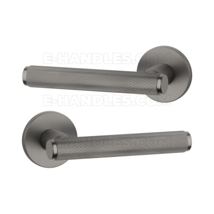 Klamka KERRIA Rozeta R slim 7 mm GYM - grafit