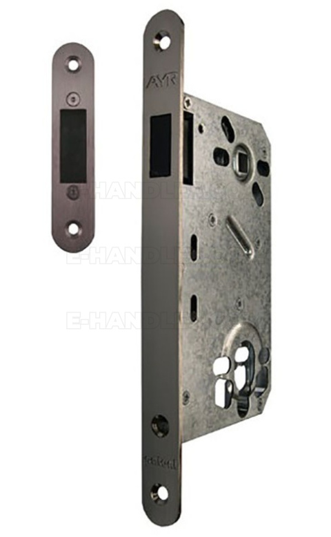 Zamek AYR 825 magnetyczny na wkładkę 85/50 mat/niklowany Zamek AYR 825 magnetyczny na wkładkę 85/50 mat/niklowany