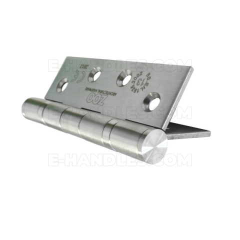 Zawias drzwiowy ZHSS243, 102x76x3mm - stal nierdzewna, satyna Zawias drzwiowy ZHSS243, 102x76x3mm - stal nierdzewna, satyna