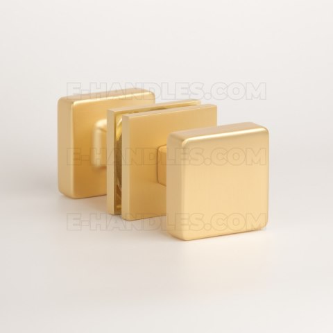 Gałka stało/ruchoma, dwustronna MORA Q slim 7 mm GOLD SATIN - złoty matowy Gałka stało/ruchoma, dwustronna MORA Q slim 7 mm GOLD SATIN - złoty matowy