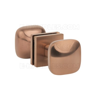 Gałka stało/ruchoma, dwustronna QUERCA Q slim 7 mm PN PVD - miedziany PVD