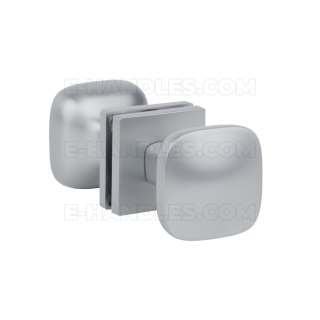 Gałka stało/ruchoma, dwustronna QUERCA Q slim 7 mm SC - chrom satynowy