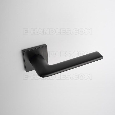 Klamka LILA Rozeta Q slim 7 mm BK - czarny matowy Klamka LILA Rozeta Q slim 7 mm BK - czarny matowy