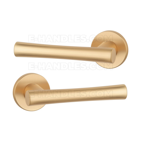 Klamka PAPAVERA Rozeta R slim 7 mm KG - złoty matowy Klamka PAPAVERA Rozeta R slim 7 mm KG - złoty matowy