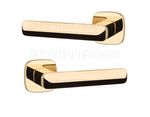 Klamka STELLA Rozeta QR slim 7 mm LG - złoty polerowany Klamka STELLA Rozeta QR slim 7 mm LG - złoty polerowany