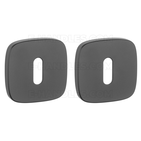 Rozeta QR slim 7 mm BK - czarny matowy OB Rozeta QR slim 7 mm BK - czarny matowy OB