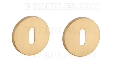 Rozeta R slim 7 mm GOLD SATIN - złoty matowy OB Rozeta R slim 7 mm GOLD SATIN - złoty matowy OB