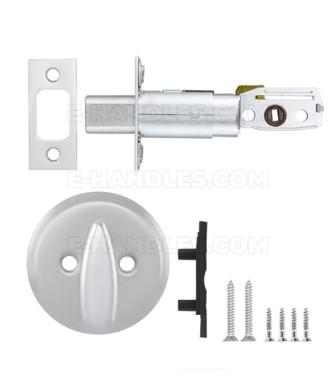 Zamek, zasuwa TESA 514 Z pokrętłem wpuszczana60-70mm chrom mat Zamek, zasuwa TESA 514 Z pokrętłem wpuszczana60-70mm chrom mat