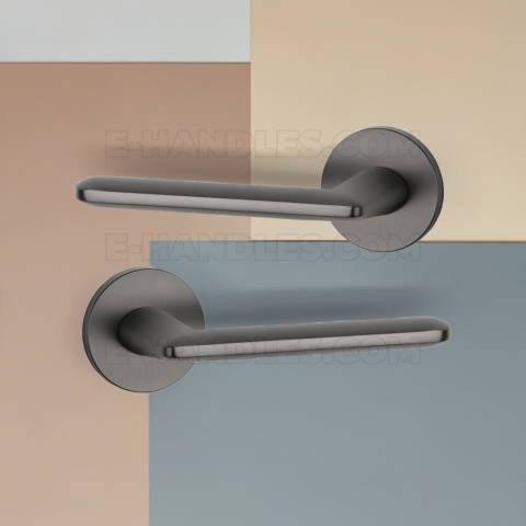 Klamka AVA Rozeta R slim 7 mm MSB - tytan Klamka AVA Rozeta R slim 7 mm MSB - tytan