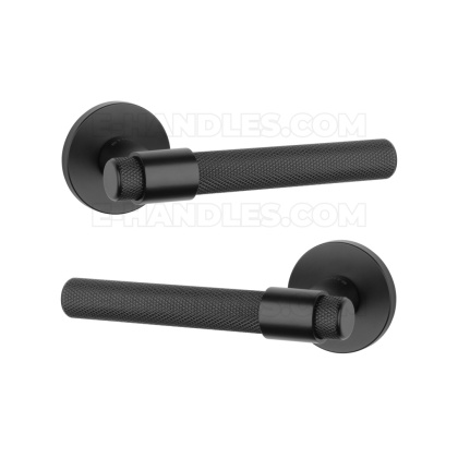 Klamka GOYA Rozeta R slim 7 mm BLACK - czarny matowy