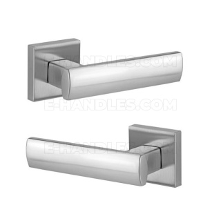 Klamka Libra rozeta kwadratowa R67 chrom-satyna