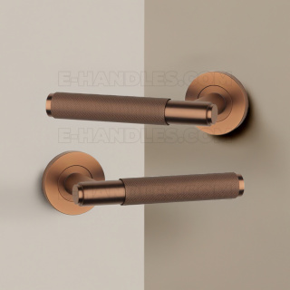 Klamka OVAL 1741 Rozeta pro 8 mm PN PVD - miedziany PVD