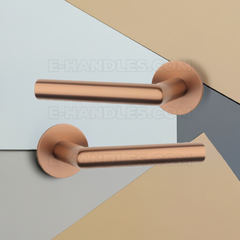 Klamka OVAL 1750 Rozeta ultra slim 3 mm PN PVD - miedziany PVD Klamka OVAL 1750 Rozeta ultra slim 3 mm PN PVD - miedziany PVD