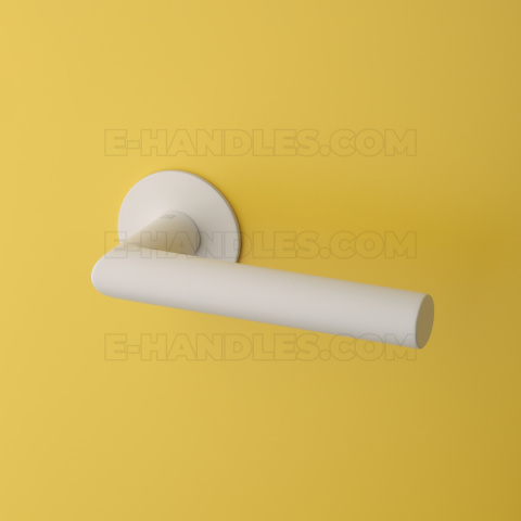 Klamka OVAL 1750 Rozeta ultra slim 3 mm WH - biały matowy Klamka OVAL 1750 Rozeta ultra slim 3 mm WH - biały matowy