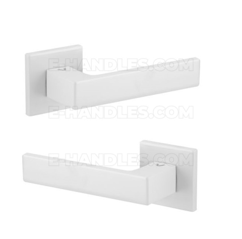 Klamka Warna Fit rozeta kwadratowa R67F biały Klamka Warna Fit rozeta kwadratowa R67F biały